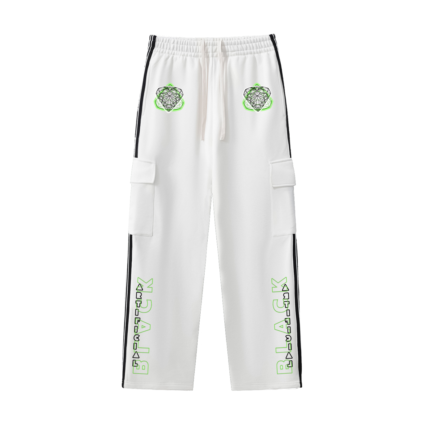 Side Stripe Straight-Leg Pants