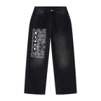 Future Vintage Wide Leg Digital Denim