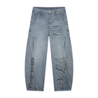 Men's High Tech Barrel Leg Jeans
