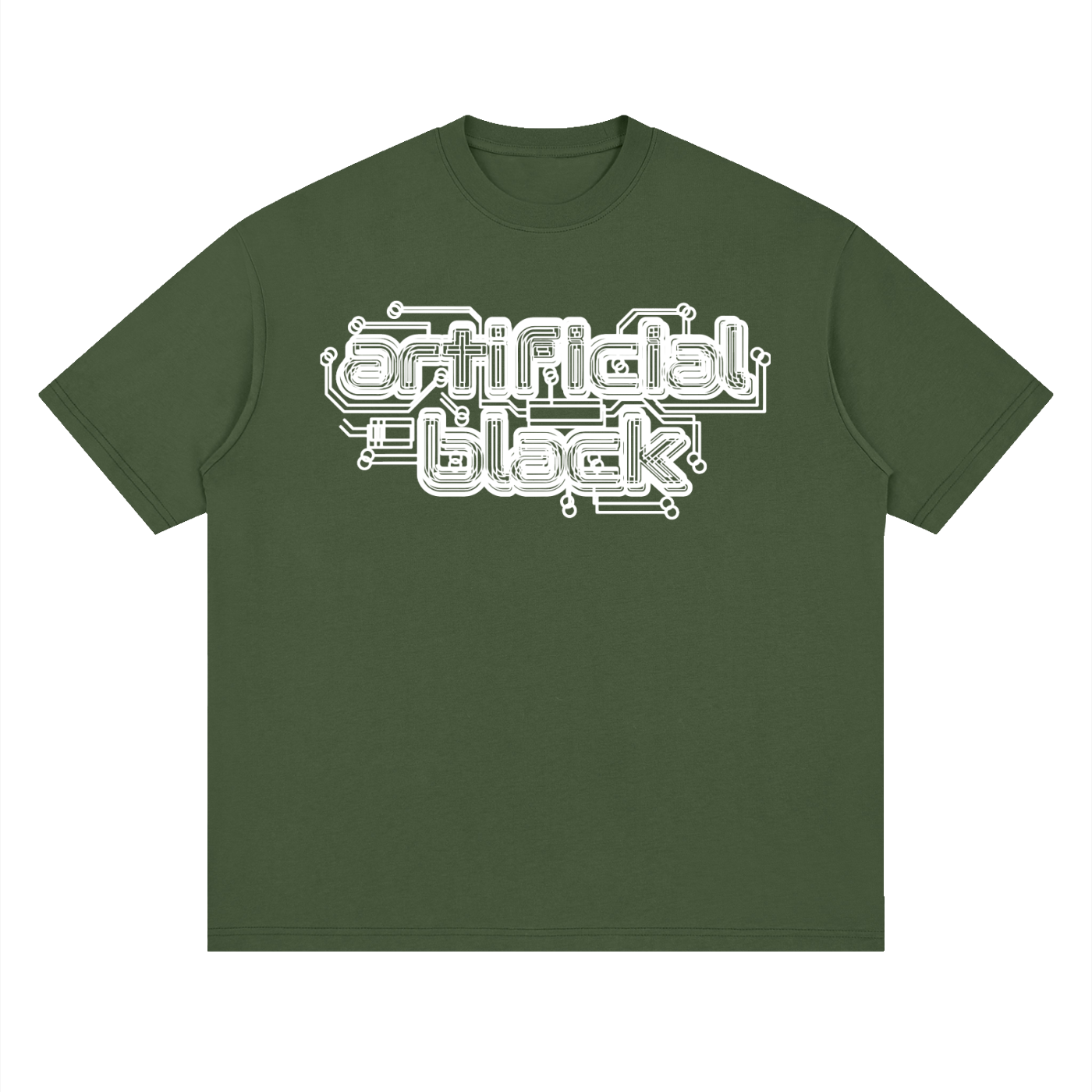 Static Logo Loose Drop Shoulder T