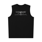 Men’s Livingmurals X Artificial.Black Oversized Cotton Tank