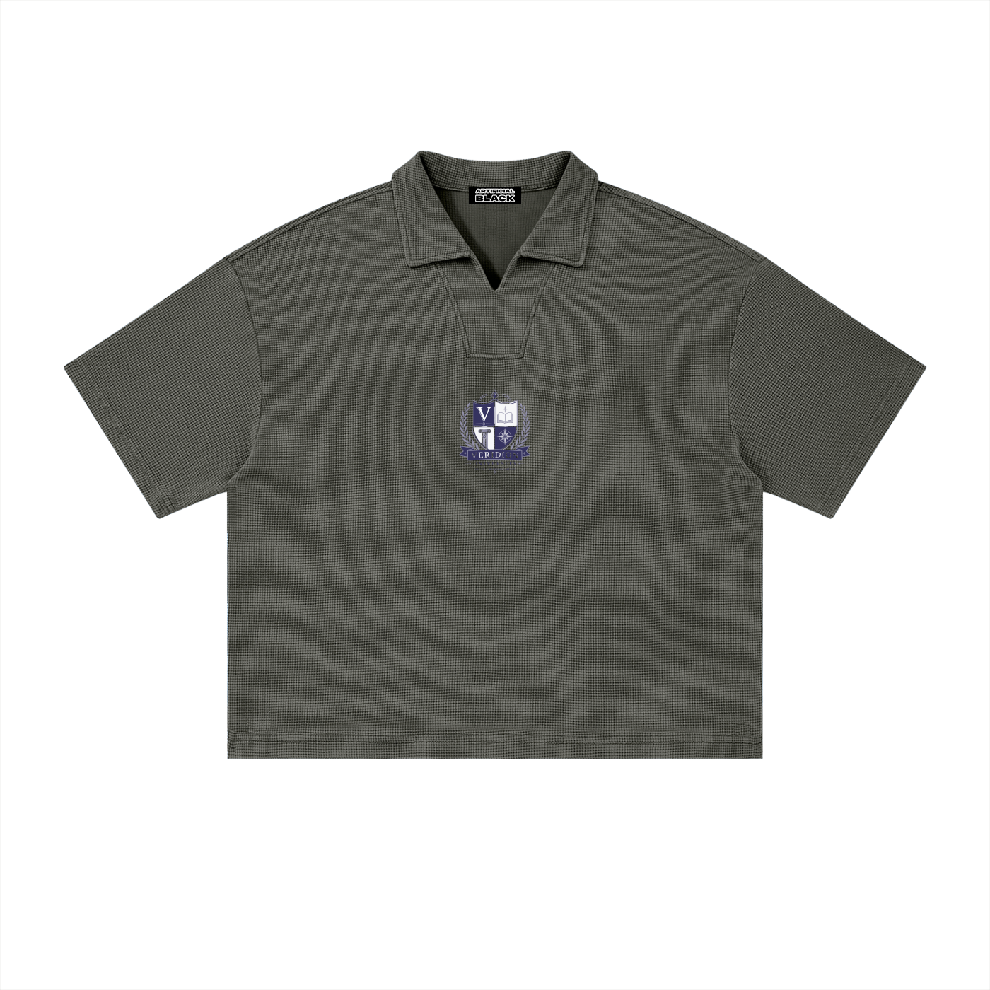 Unisex Veridion University Vintage Wash Waffle Polo