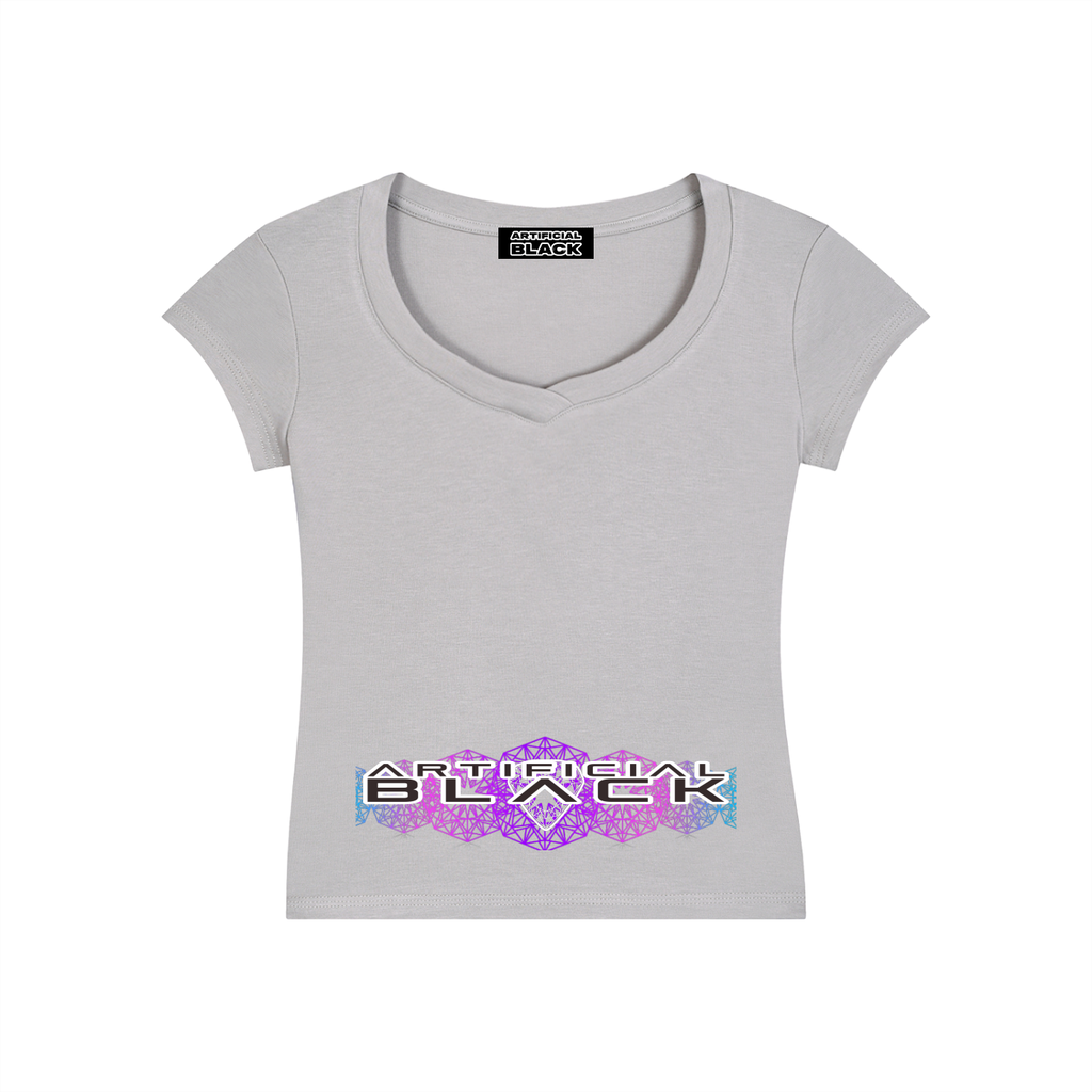 Space Diamonds V-Neck T