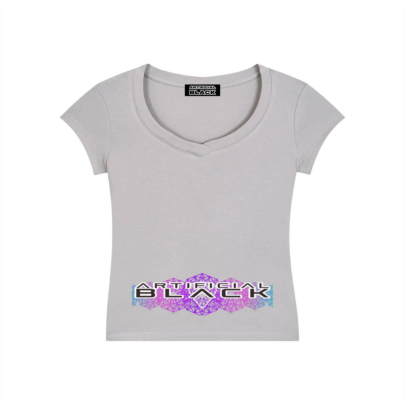 Space Diamonds V-Neck T