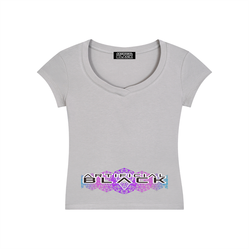 Space Diamonds V-Neck T