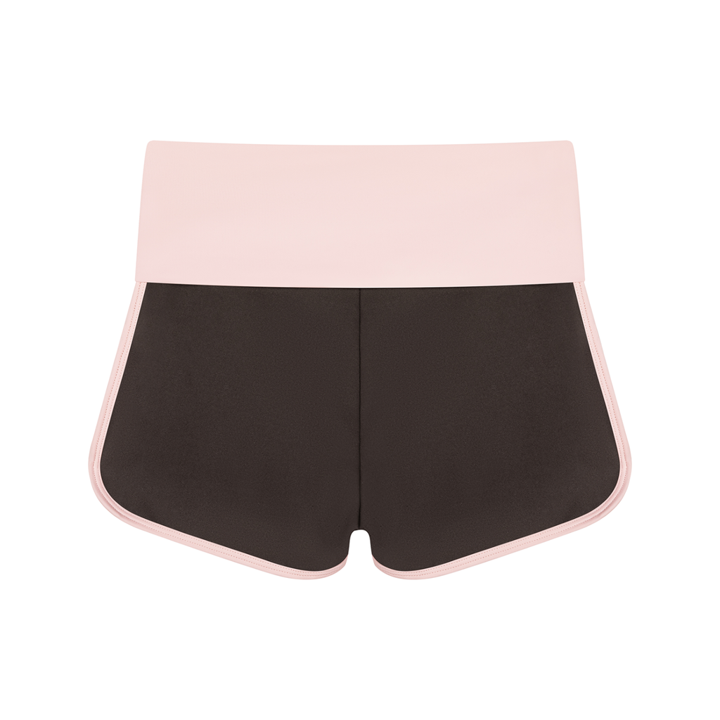Women’s Artificial Athletics Color Block Yoga Shorts