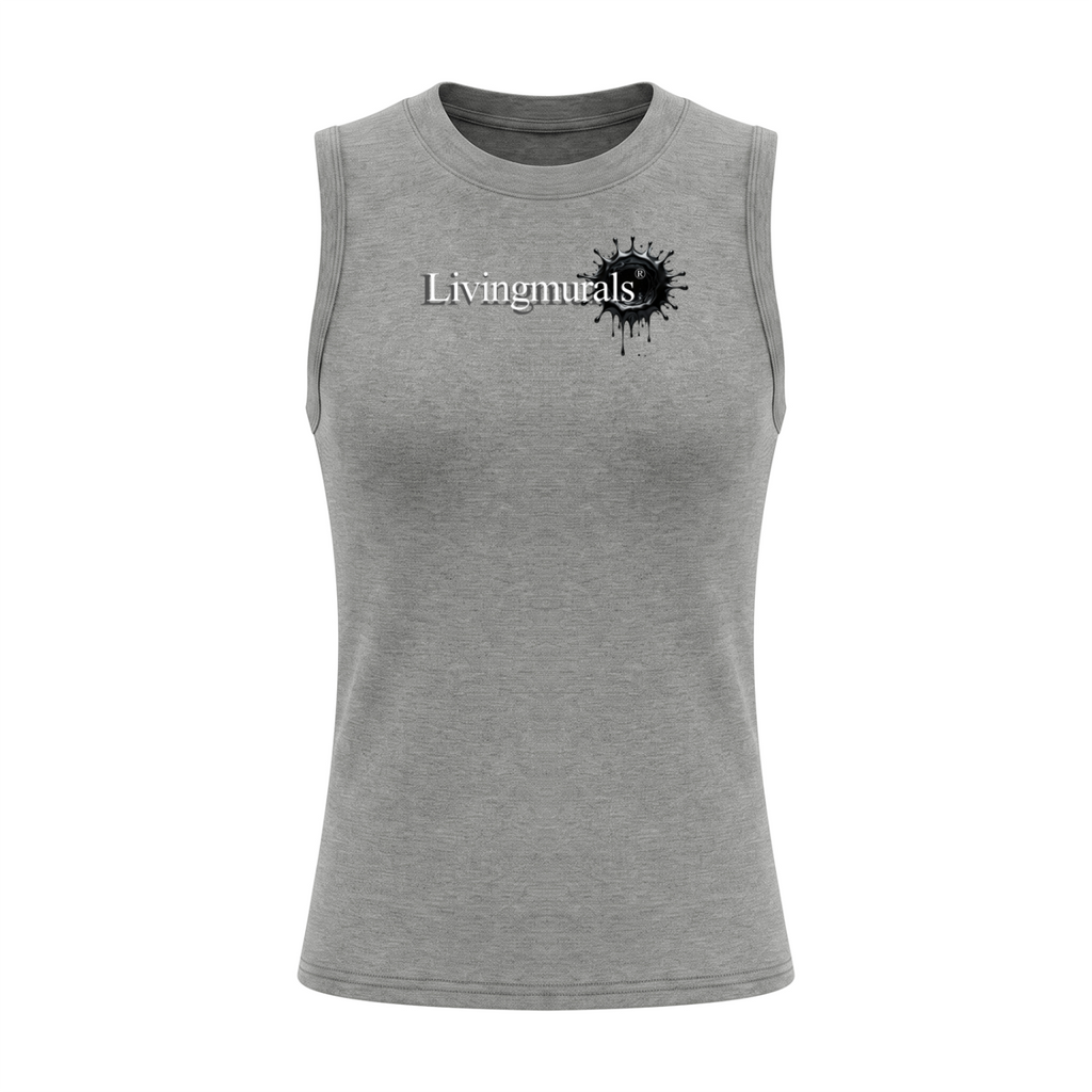 Livingmurals X Artificial.Black Slim Tank Top
