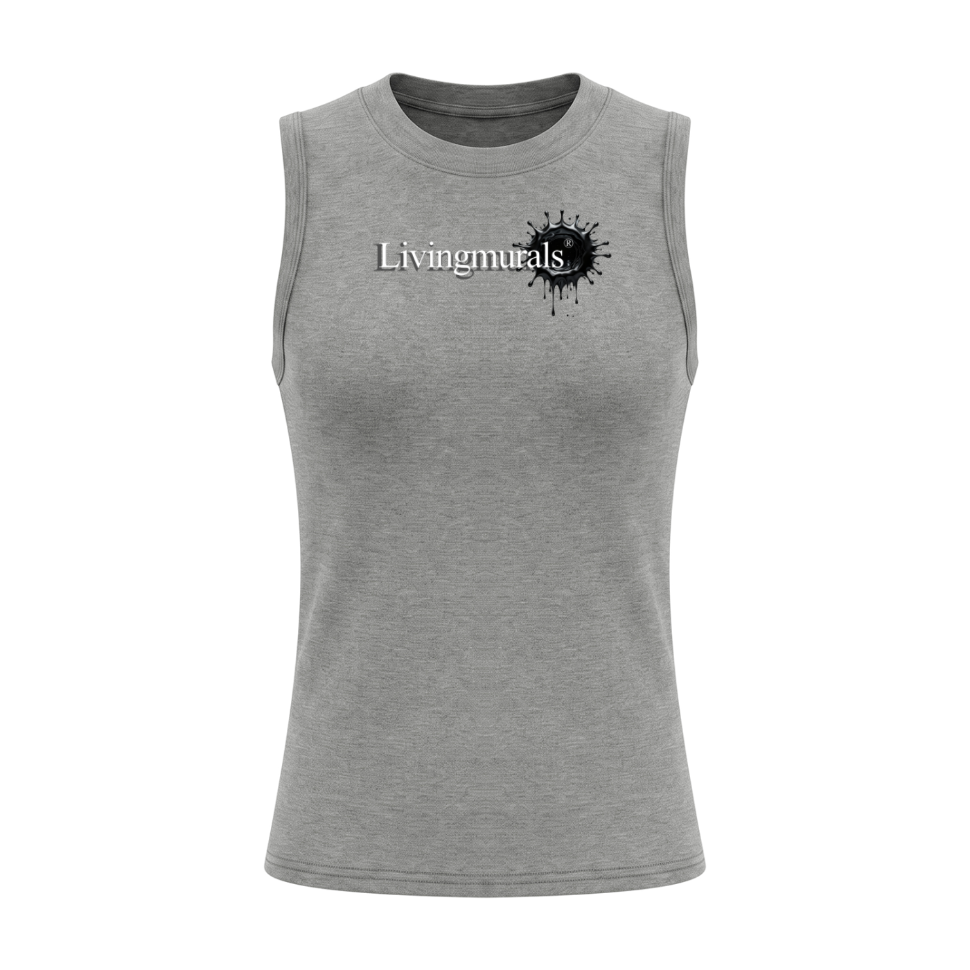 Livingmurals X Artificial.Black Slim Tank Top