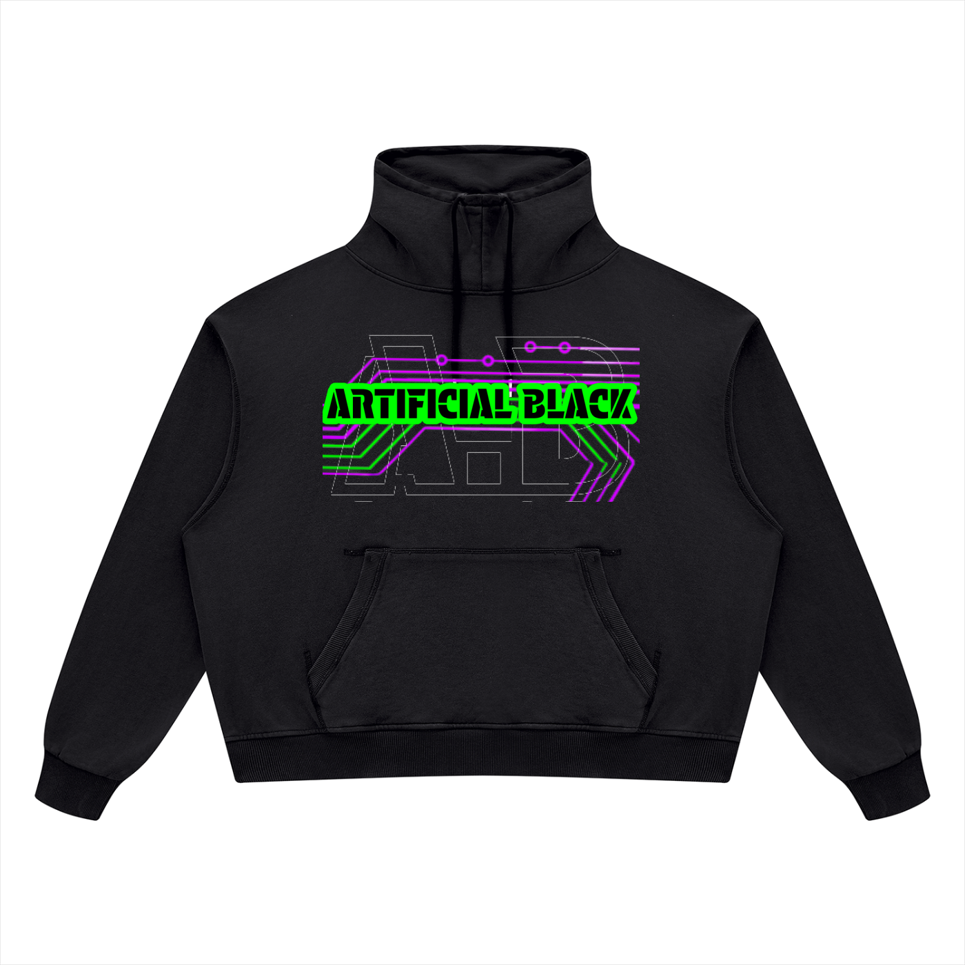 Unisex Digital Infusion Vintage Wash Hoodless Hoodie
