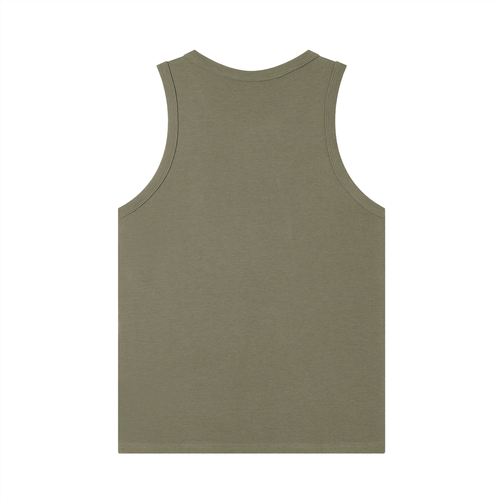 Men's Heavyweight Ribbed Branded Tank Top