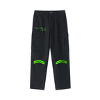 Cotton Elastic-Waist Cargo Pants