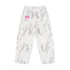 Women's Splatter Barrel Leg Jeans