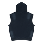 Vintage Graffiti Sun Fade Sleeveless Hoodie