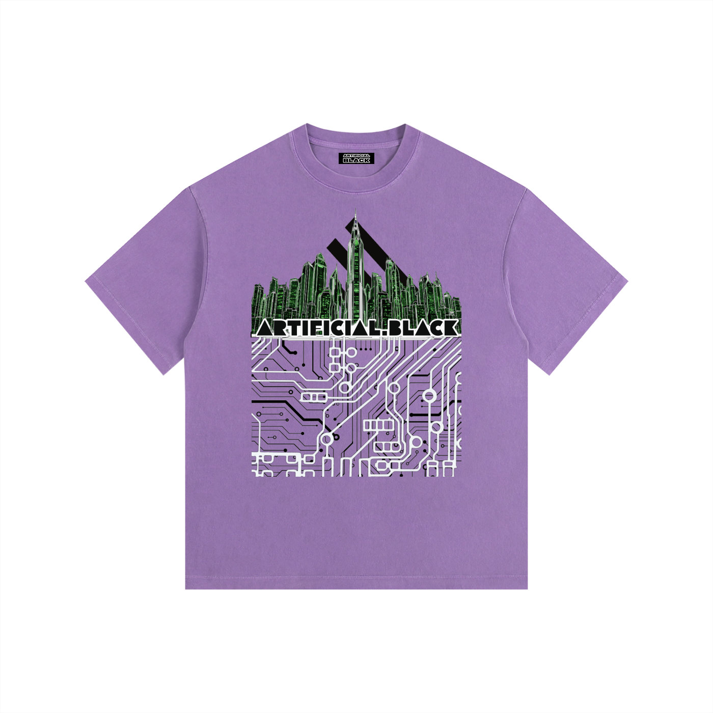 Future Vintage Digital Cities Oversized Cotton T