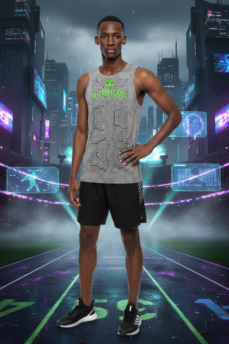 Men's Jacquard Performance Tank Top
