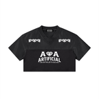 Women’s Artificial Athletics Cropped Paneled V-Neck Jersey