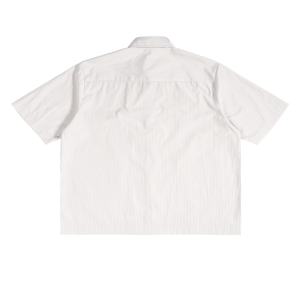 Oversized Vertical Stripe Boxy Shirt