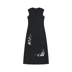 Women's Slim Sleeveless Time Vines Dress