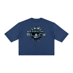 Unisex Vintage Blinged Out Splater Boxy T