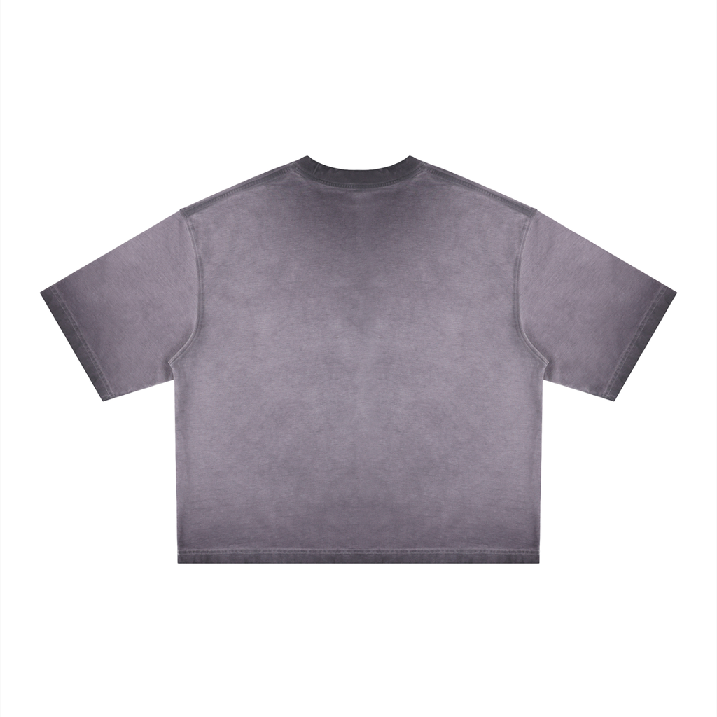 Mushroom Skyline Reverse Dyed Boxy T-Shirt