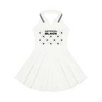 Women's Collared Halter A-Line Tennis Dress