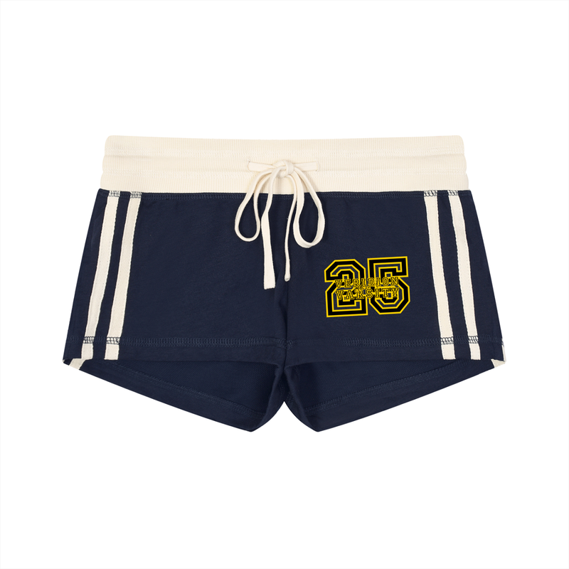 Women's Contrast Stripe Track Shorts