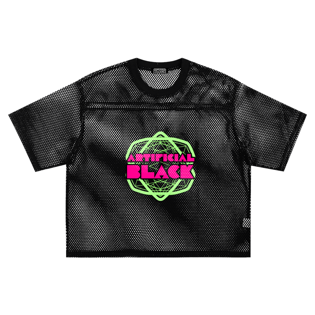 See-through Boxy Net T-Shirt