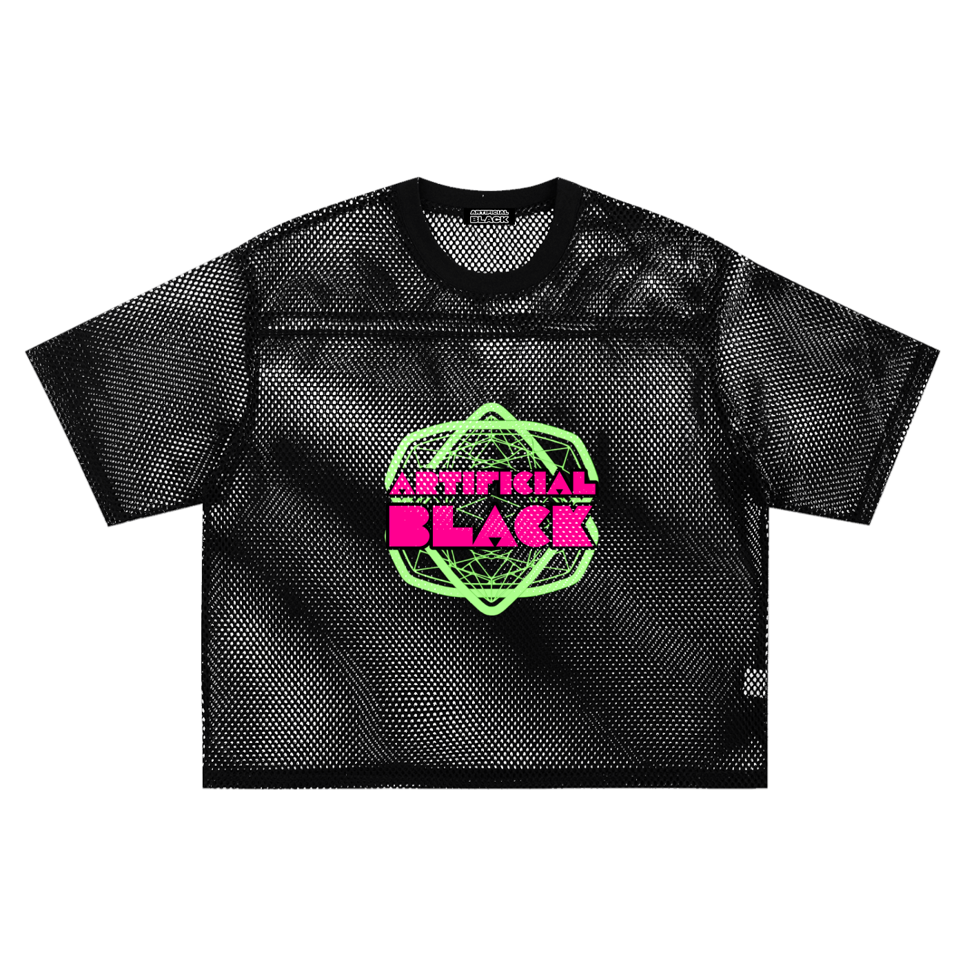 See-through Boxy Net T-Shirt