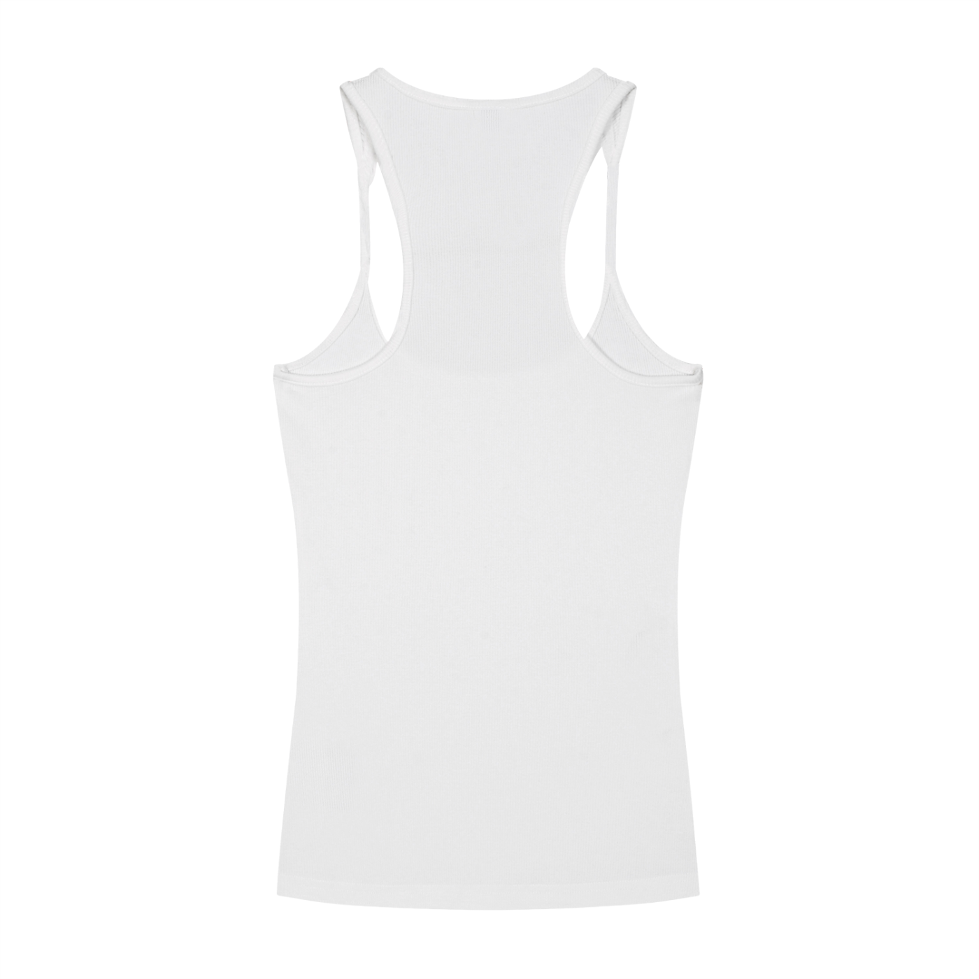 Neon Shadows Slim Fit Ribbed Racerback Tank Top