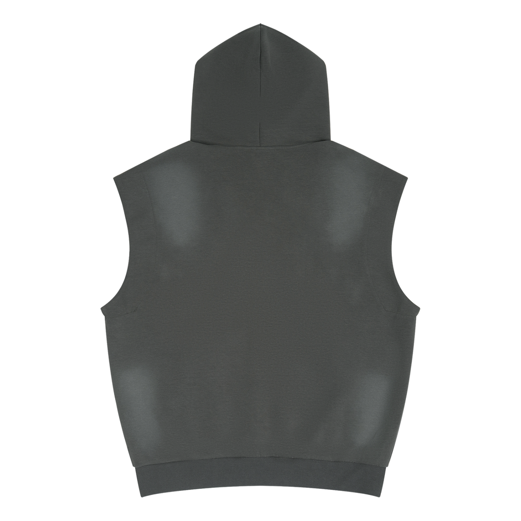 Vintage Graffiti Sun Fade Sleeveless Hoodie