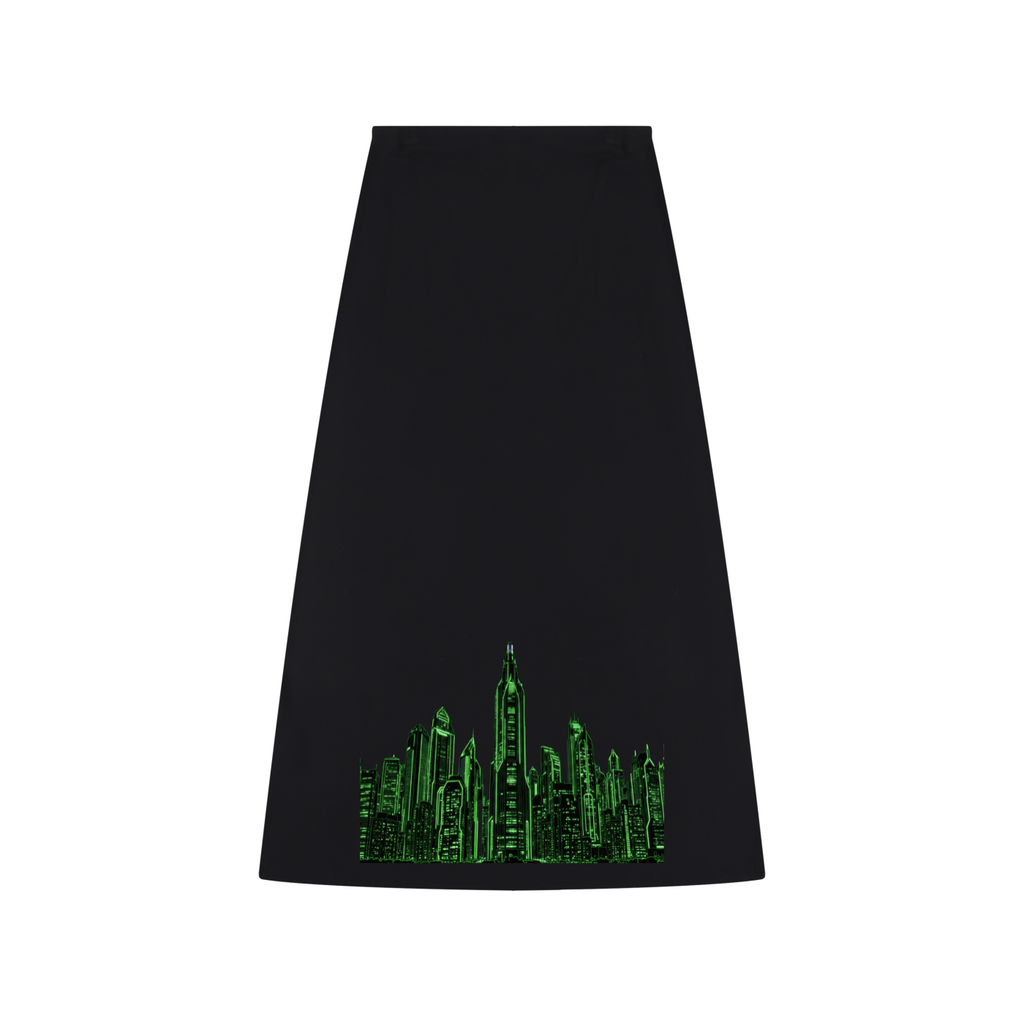 Women's Solid Color Knit Maxi Skirt