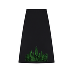 Women's Solid Color Knit Maxi Skirt