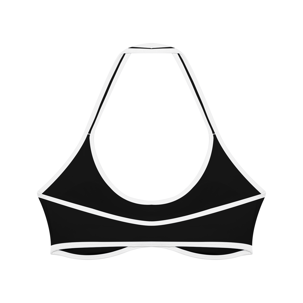 Women's Halter Color Block Yoga Sports Bra