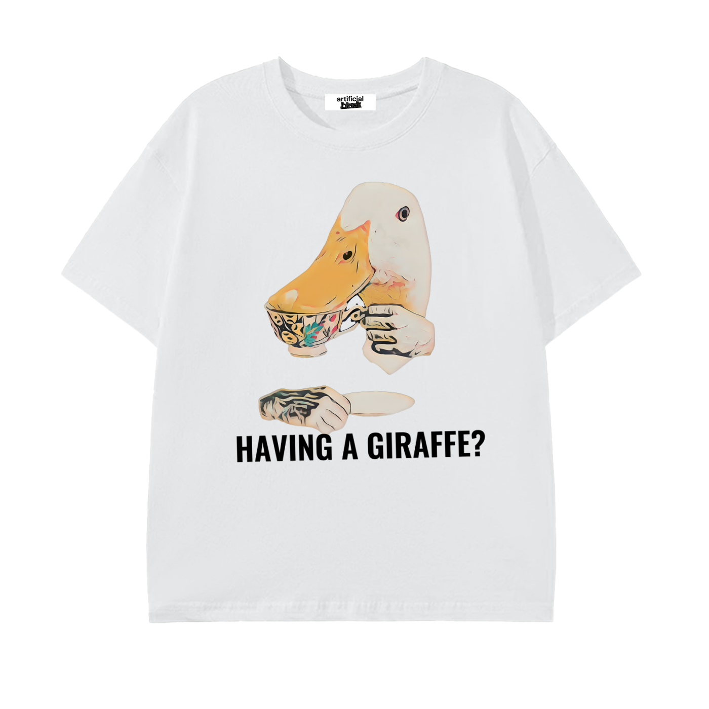 Having A GIRAFFE?"