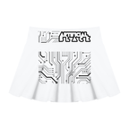 Women’s Digitally Enhanced Pleated A-Line Skirt