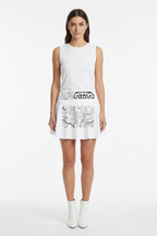 Women’s Digitally Enhanced Pleated A-Line Skirt