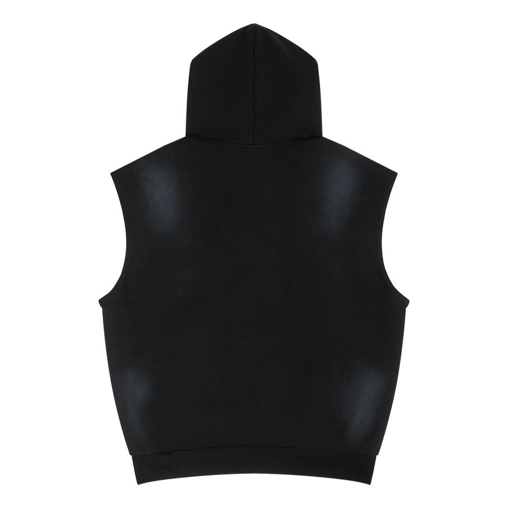 Murder Ink Tattoos Vintage Sleeveless Hoodie