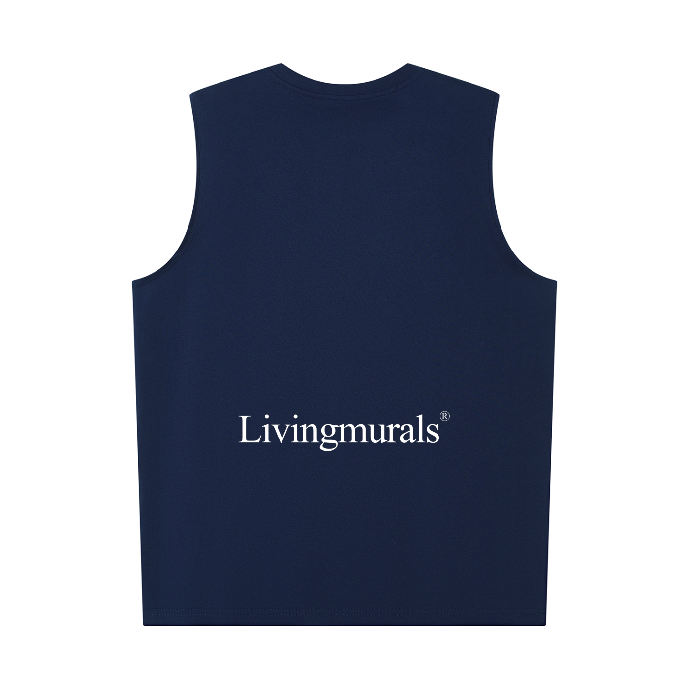 Men’s Livingmurals X Artificial.Black Oversized Cotton Tank