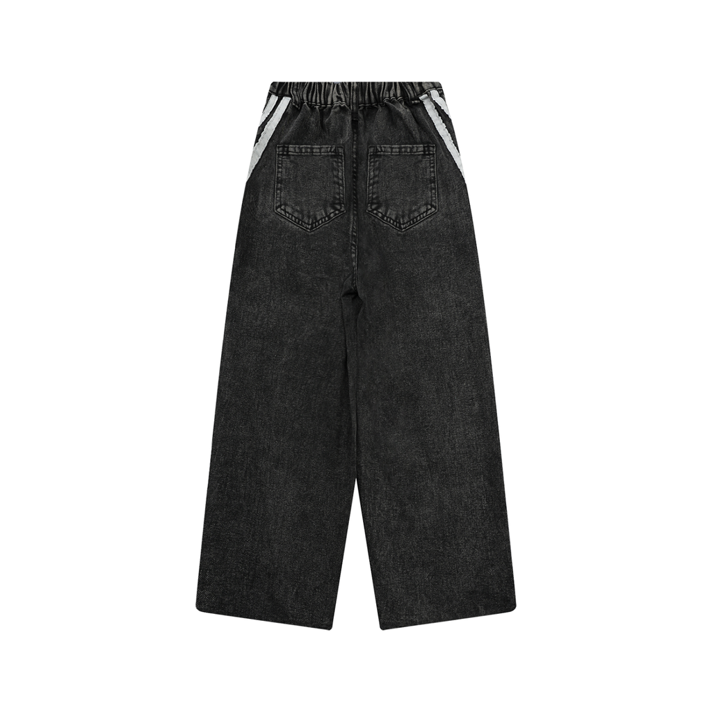 Kid’s Vintage Wash Big A Side Stripe Jeans