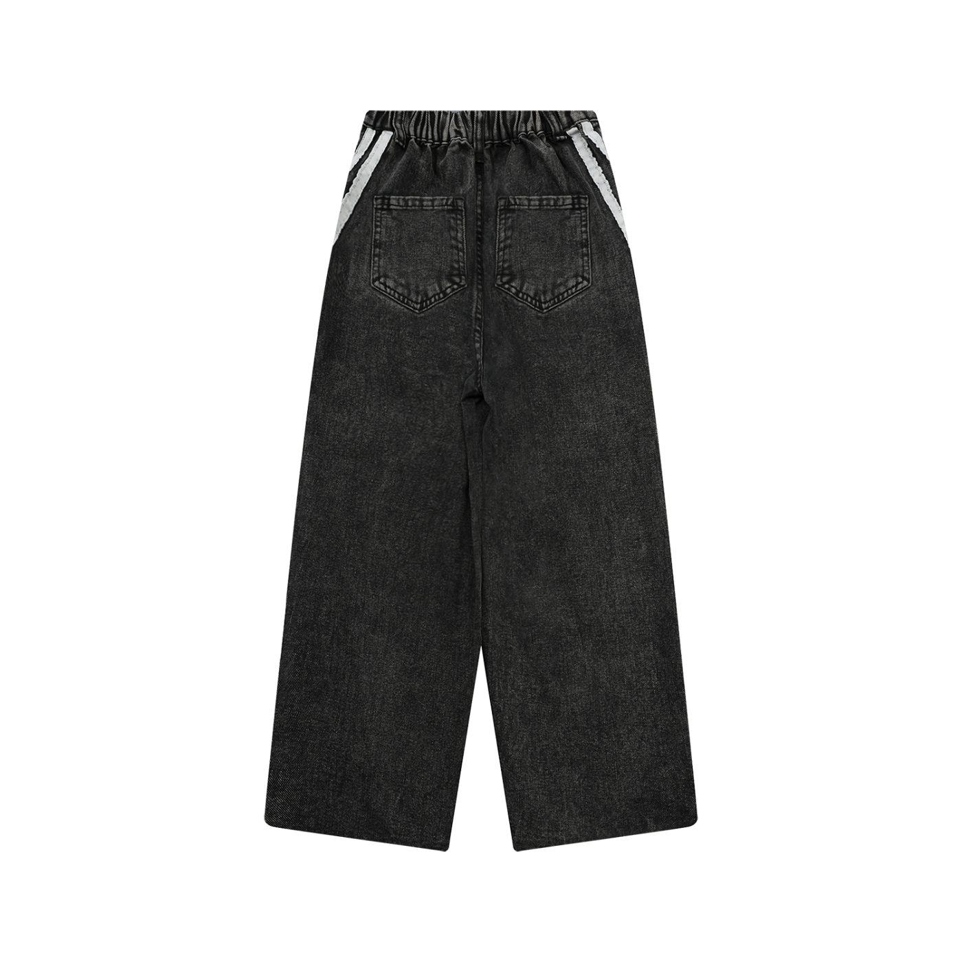 Kid’s Vintage Wash Big A Side Stripe Jeans