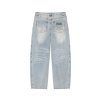 Men’s Digitally Enhanced Enzyme Washed Wide Leg Jeans