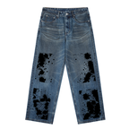Antimatter Splashzone Vintage Wash Baggy Denim Jeans