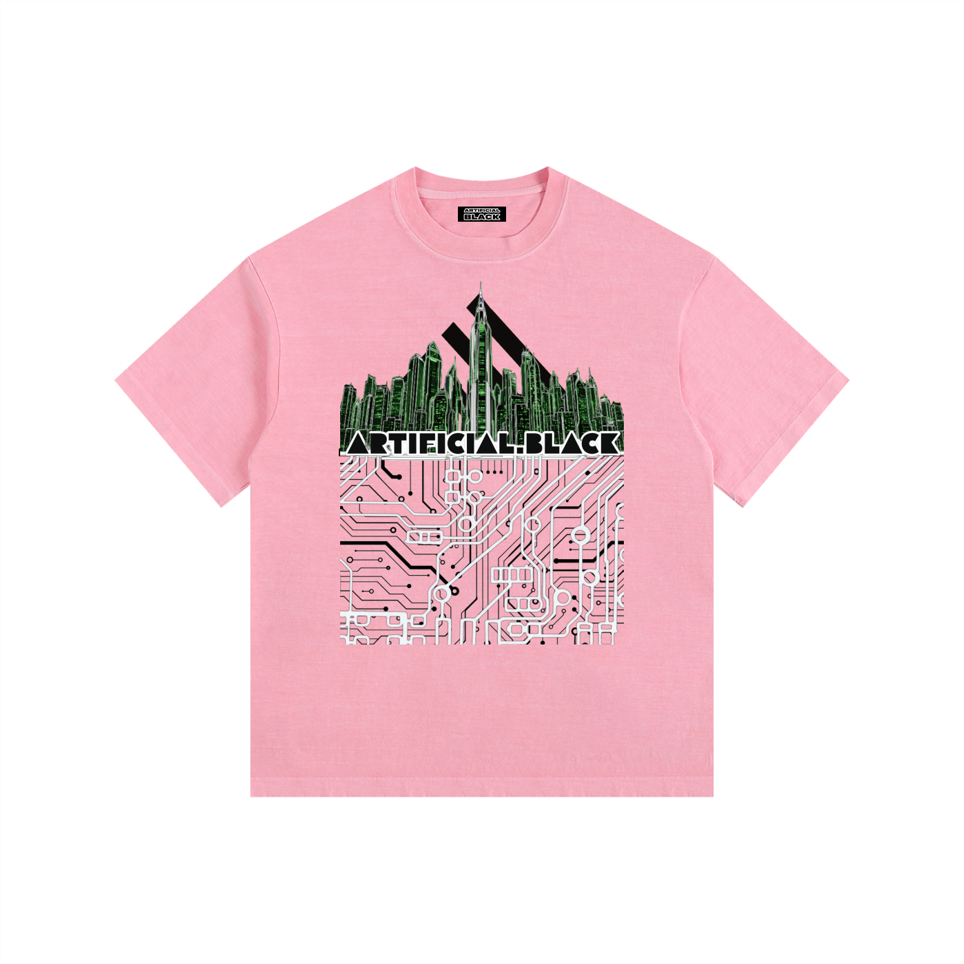 Future Vintage Digital Cities Oversized Cotton T