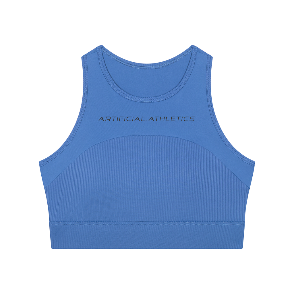 Women’s Artificial Athletics Paneled Crop Yoga Tank Top