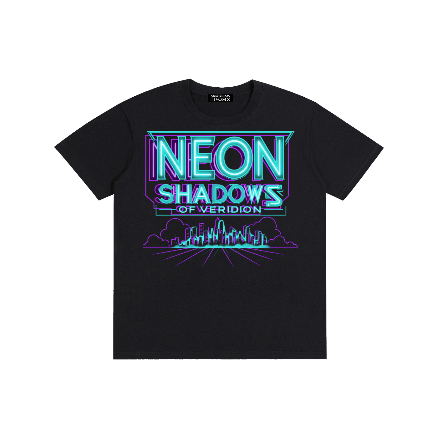 Neon Shadows Diamond Cut T