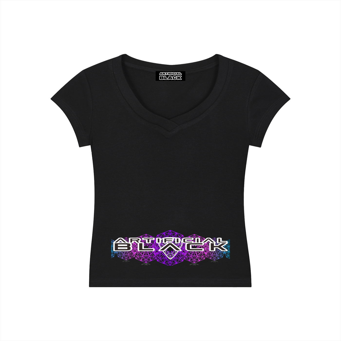 Space Diamonds V-Neck T