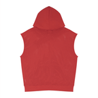 Unisex Artificial Athletics Mesh Sleeveless Hoodie