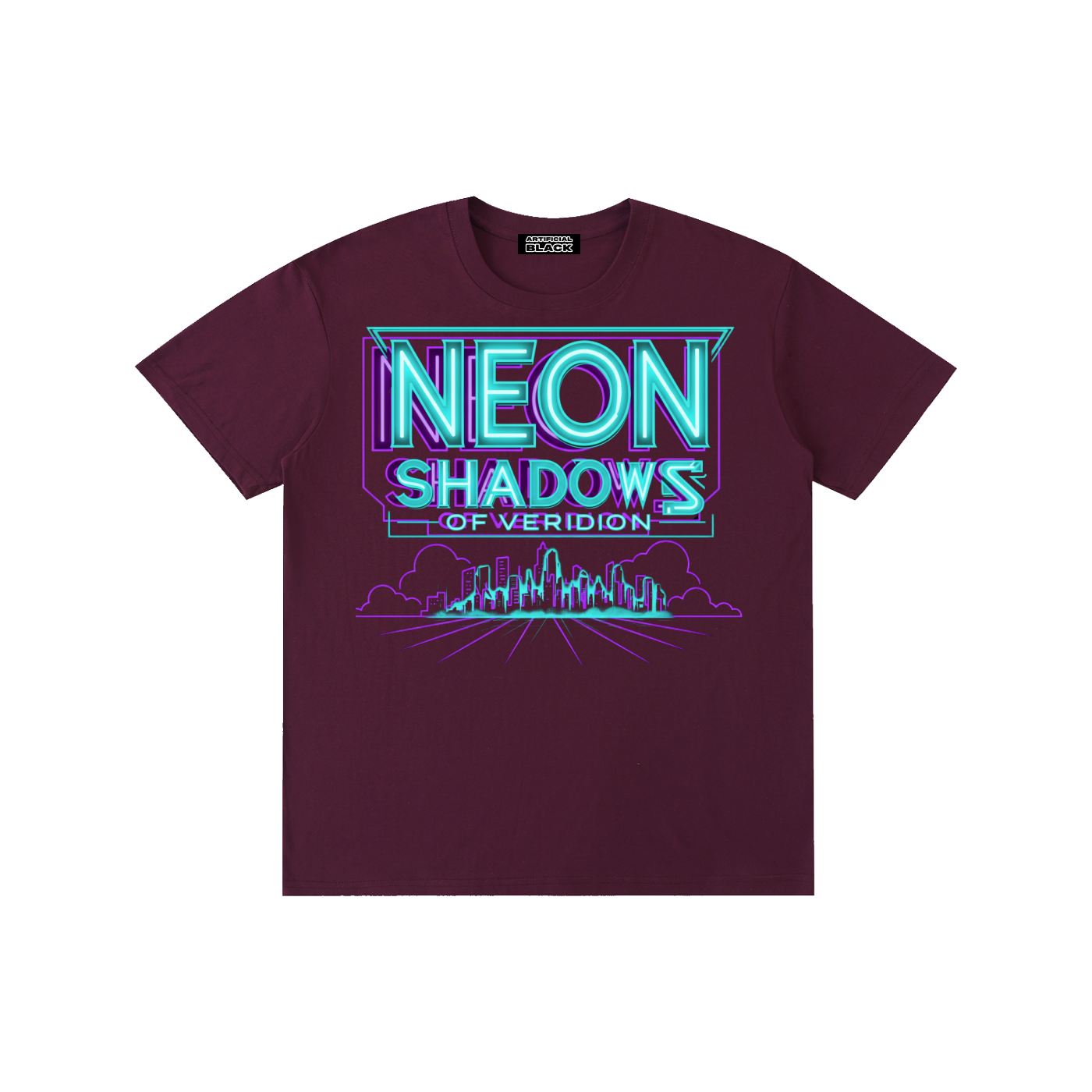 Neon Shadows Diamond Cut T