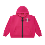 Unisex Oversized Chunky-Zip Boxy Hoodie