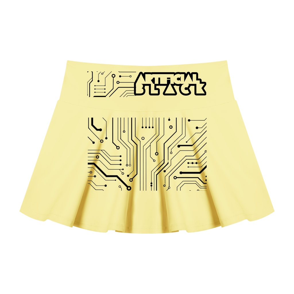 Women’s Digitally Enhanced Pleated A-Line Skirt